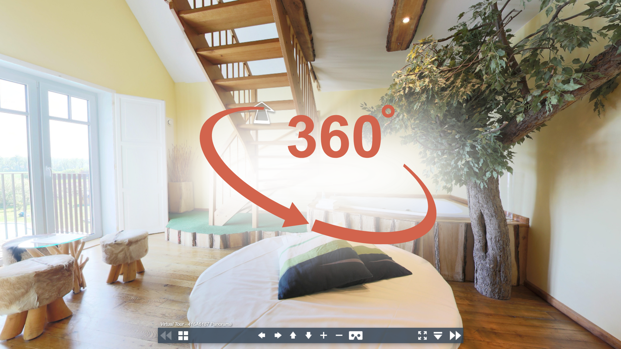 Baumhaus Suite Panorama-Ansicht
