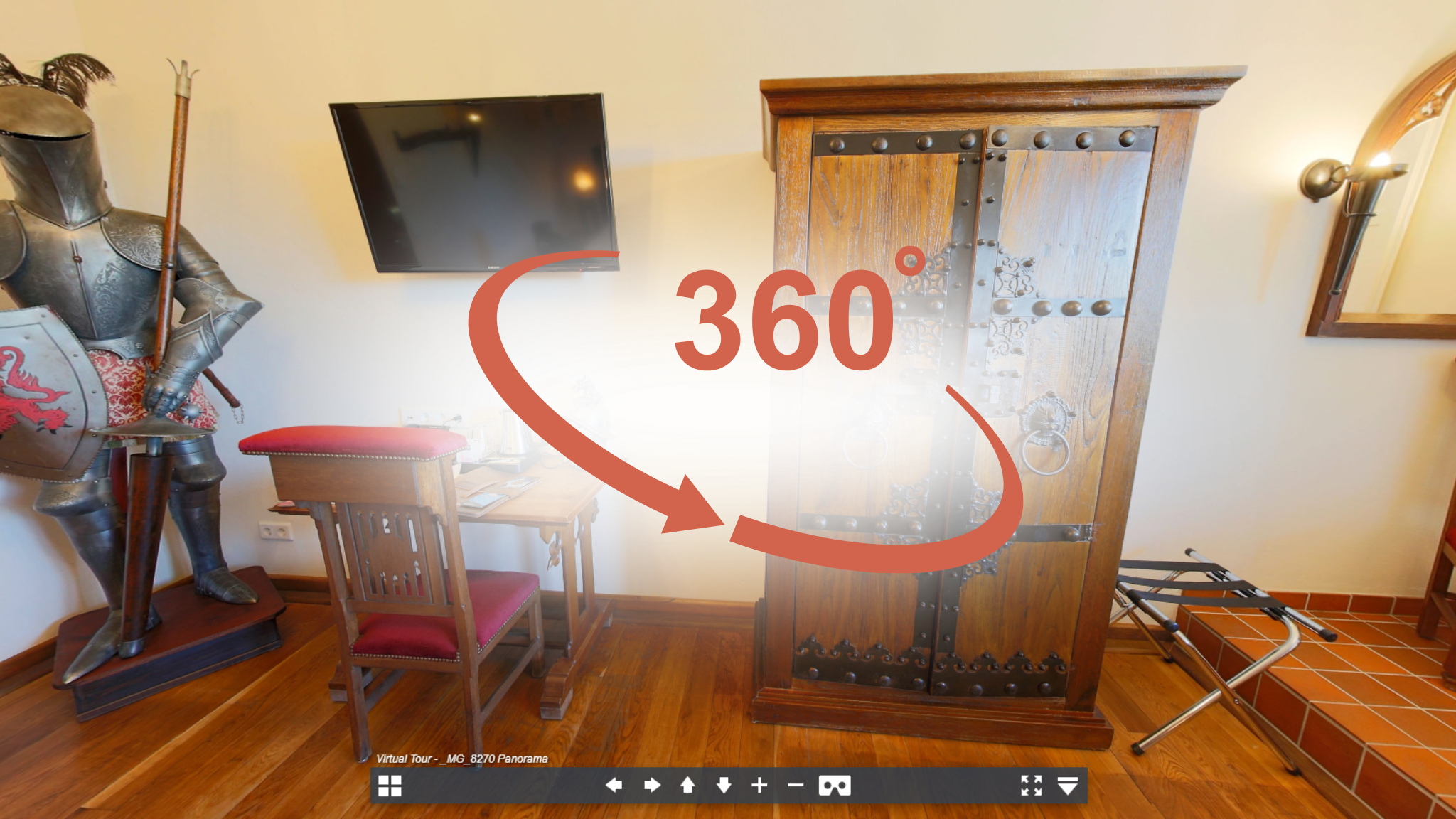 Mittelalter Junior Suite Panorama-Ansicht