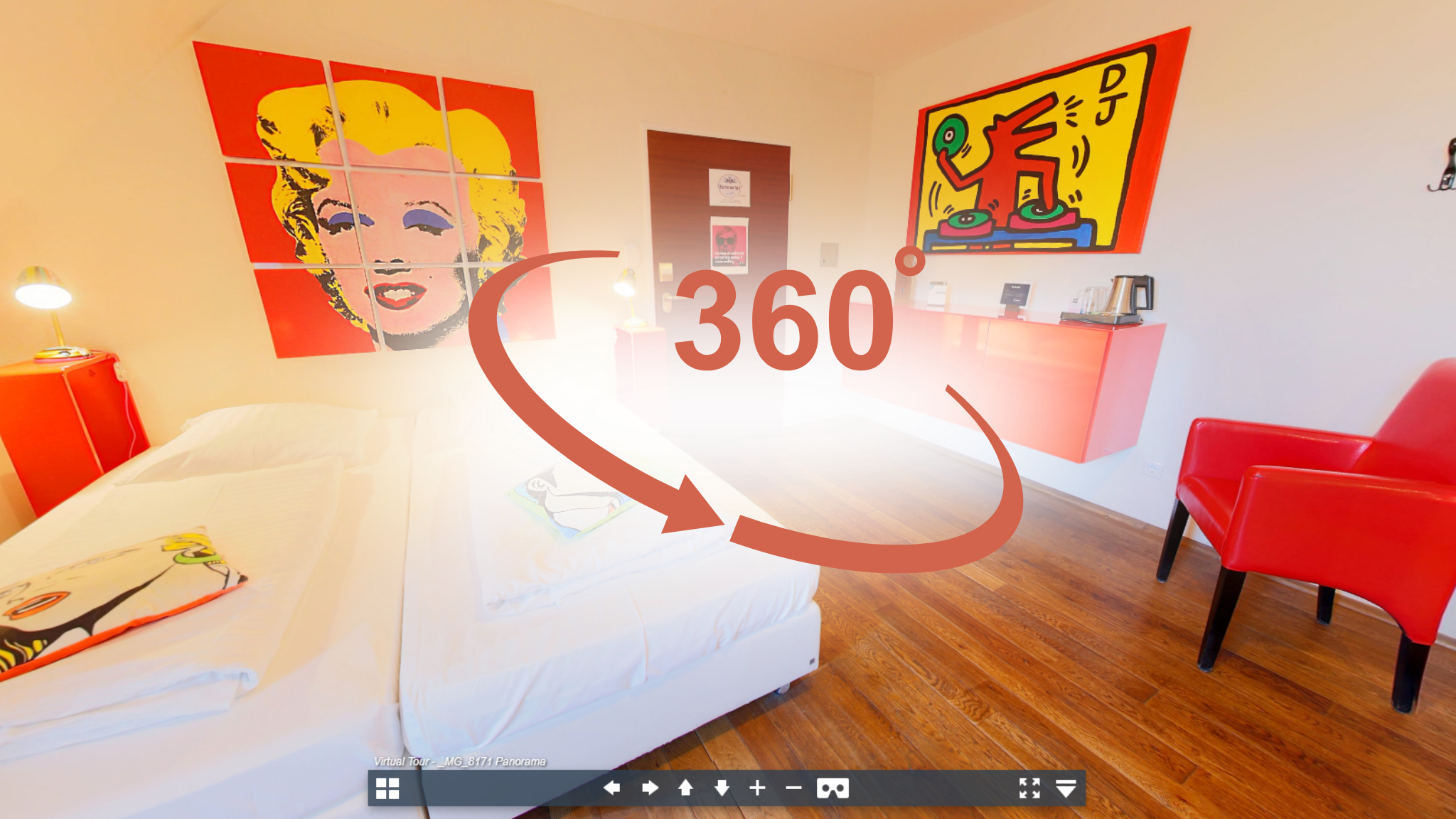 Popart Panorama-Ansicht