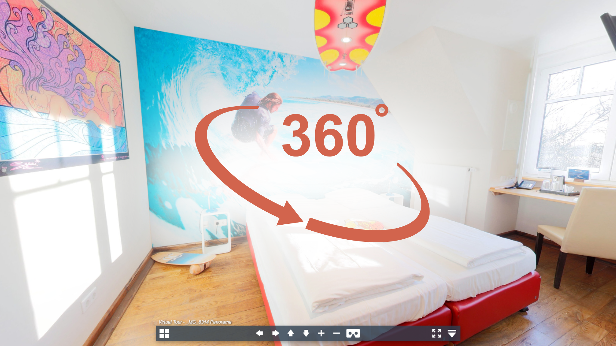 Surfer Panorama-Ansicht